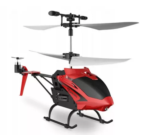 RC helikopter piros